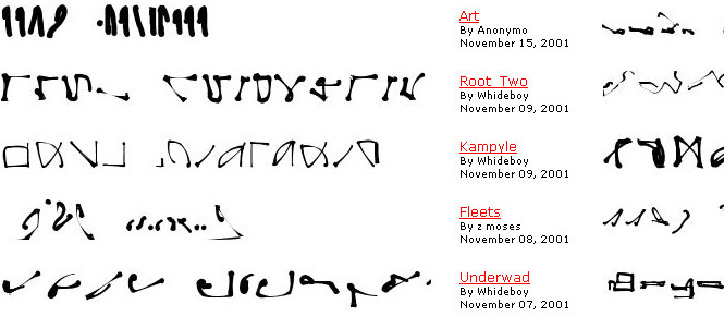Alphabet Synthesis Machine